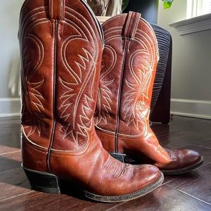 vintage Tony lama western cowboy boots